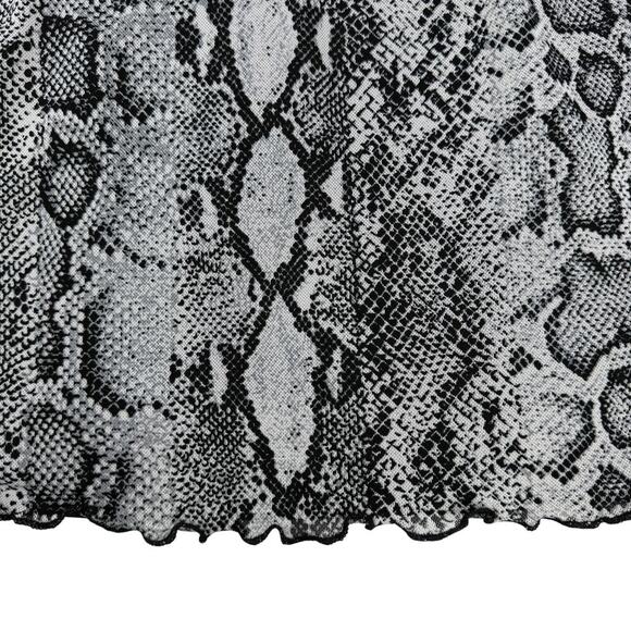 NWT GARAGE Leopard Print Mesh Dress Sz Medium - Picture 5 of 5